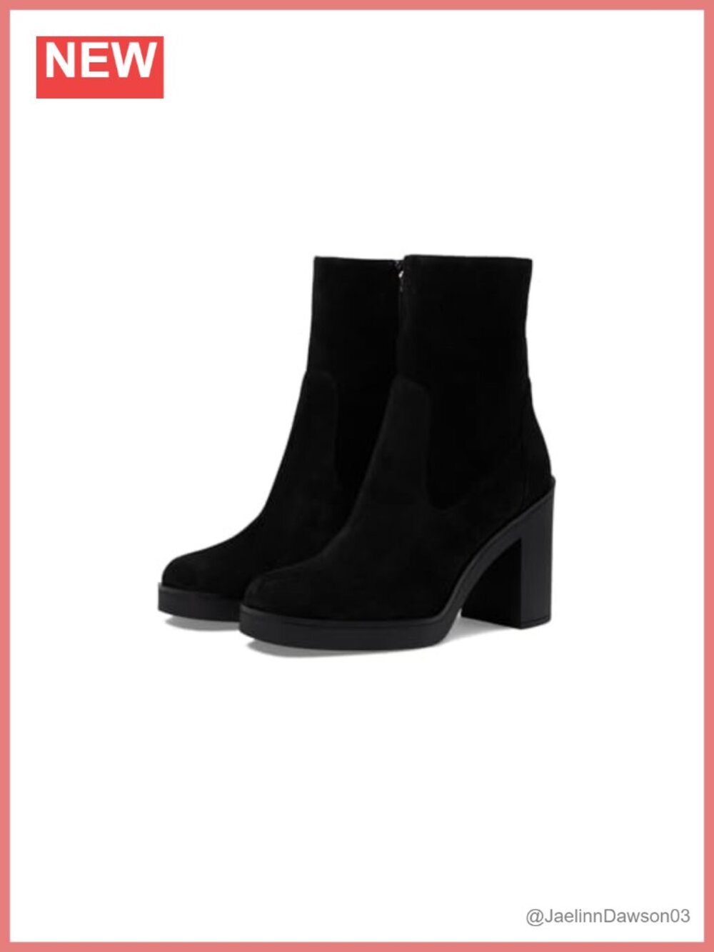 Stuart Weitzman Bethenny 80 Zip Bootie Leather High-Top Block Heel